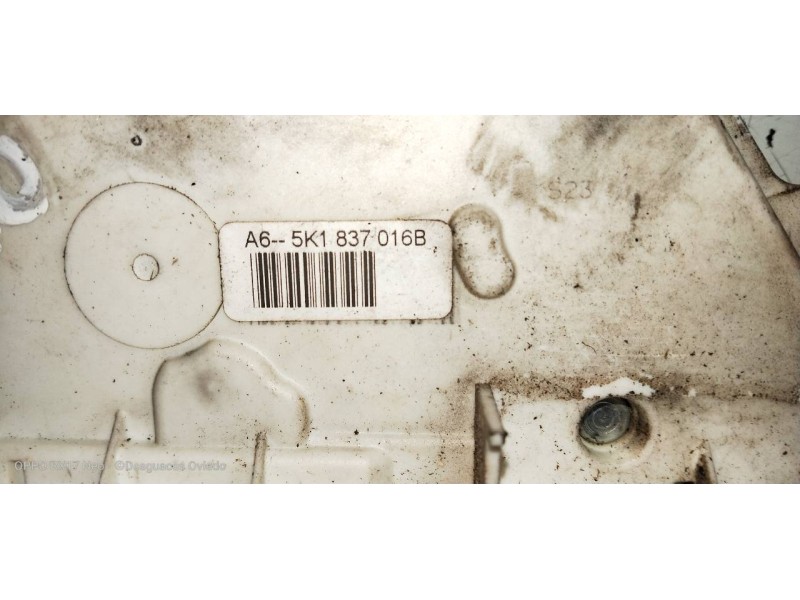 Recambio de motor cierre centralizado delantero derecho para volkswagen golf vi (5k1) gti referencia OEM IAM 5K1837016B  3P