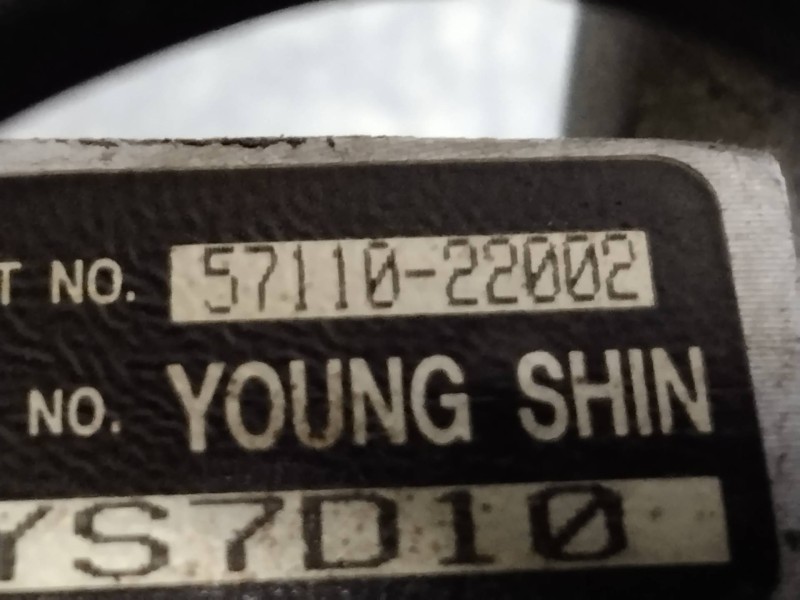 Recambio de bomba direccion para hyundai accent (x3) 1.5 gs referencia OEM IAM 5711022002  