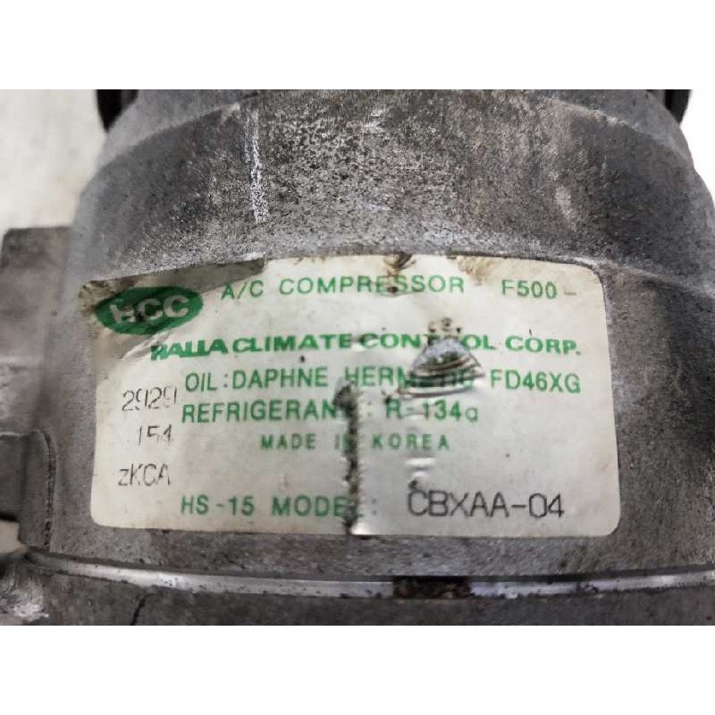 Recambio de compresor aire acondicionado para hyundai accent (lc) 1.3 12v cat referencia OEM IAM CBXAA04 F500 