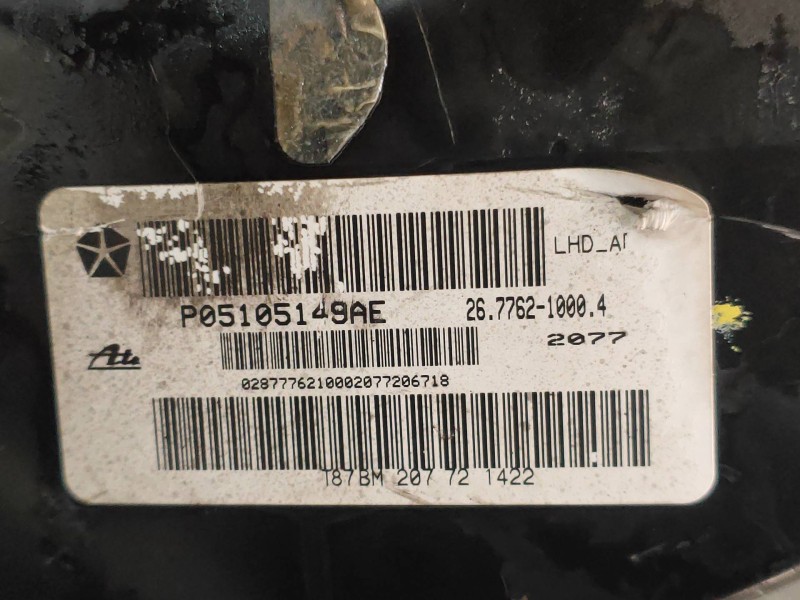 Recambio de servofreno para dodge caliber s referencia OEM IAM P05105149AE 26776210004 