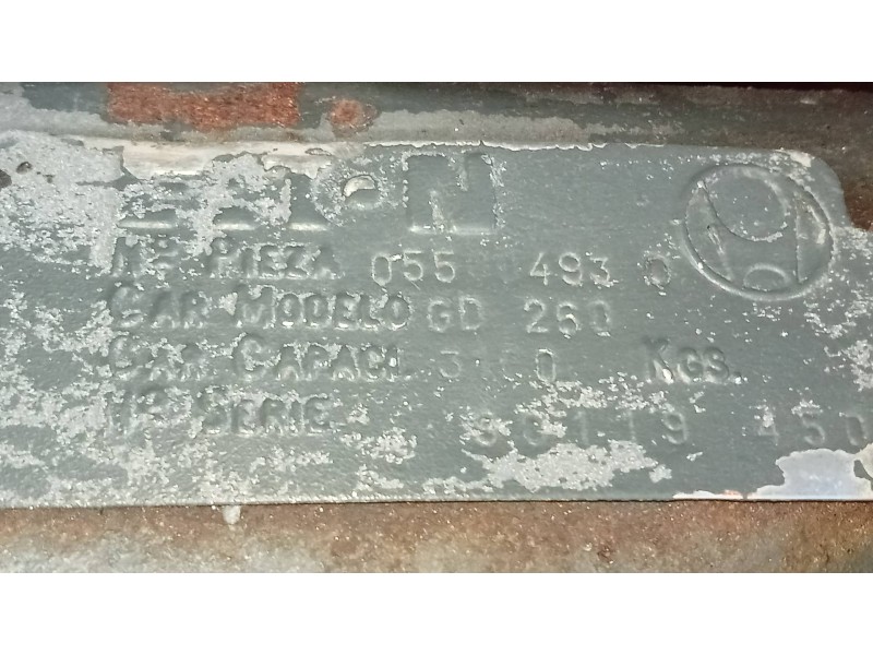 Recambio de puente trasero para nissan l - 45.085 pr / 2800 / 4.5 / 63 kw cabina individual referencia OEM IAM 6301100701 RUEDA 