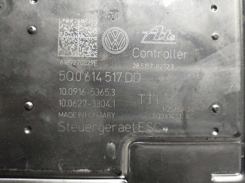 Recambio de abs para volkswagen golf vii lim. bluemotion referencia OEM IAM 10091653653 10062733041 5Q0614517DD 10022014124 CTA