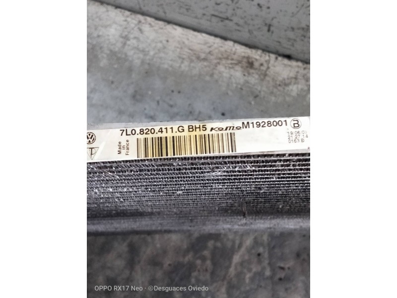 Recambio de condensador / radiador aire acondicionado para volkswagen touareg (7l6) tdi r5 referencia OEM IAM 7L0820411G  