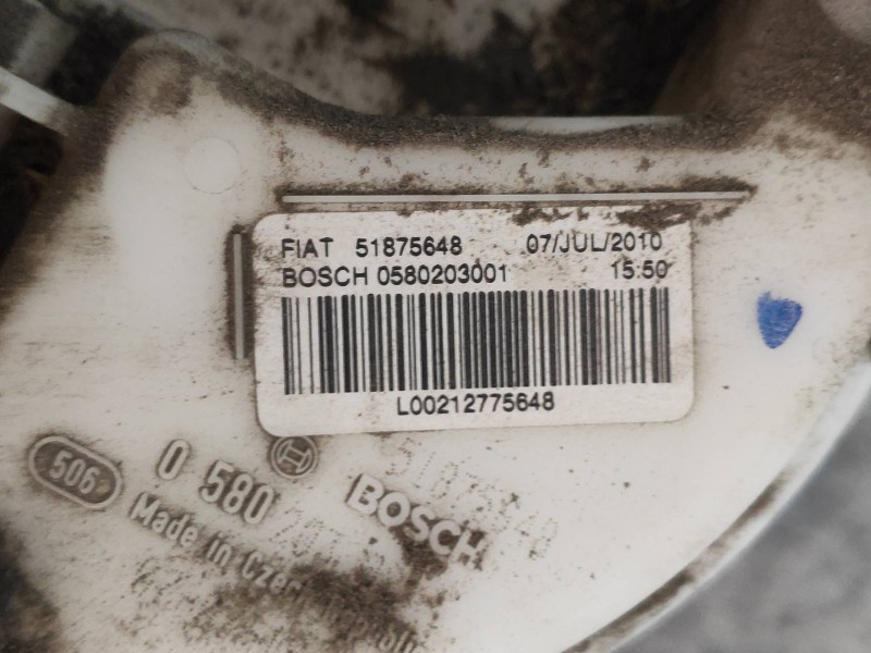 Recambio de bomba combustible para fiat fiorino básico referencia OEM IAM 0580203001 51875648 