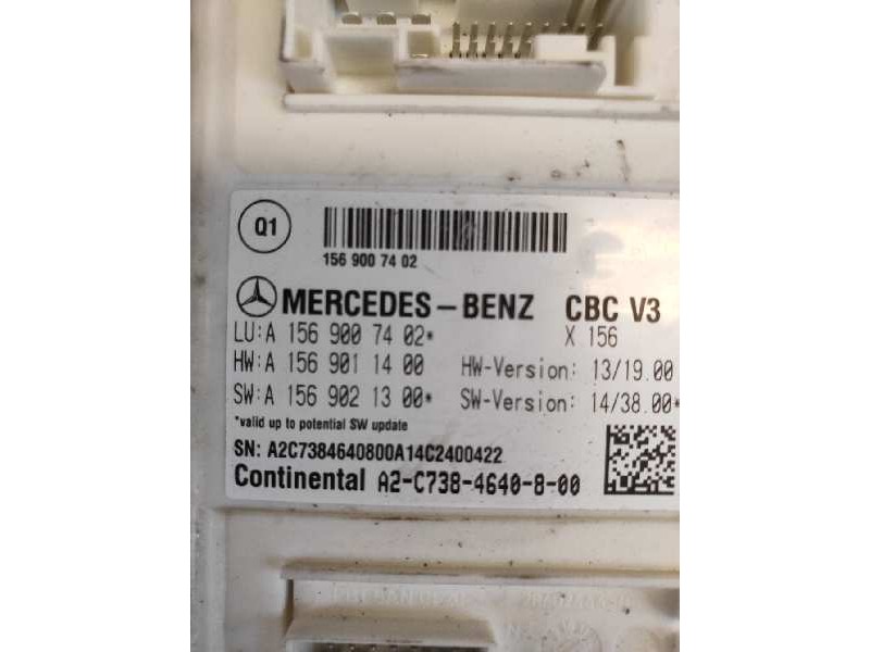 Recambio de caja reles / fusibles para mercedes clase cla (w117) shooting brake cla 220 d (117.903) referencia OEM IAM A15690074