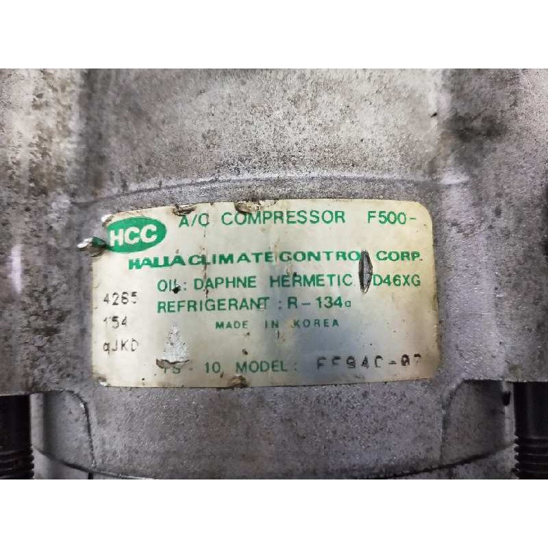 Recambio de compresor aire acondicionado para hyundai lantra (j1) 1.8 16v cat referencia OEM IAM FF94007 F500 