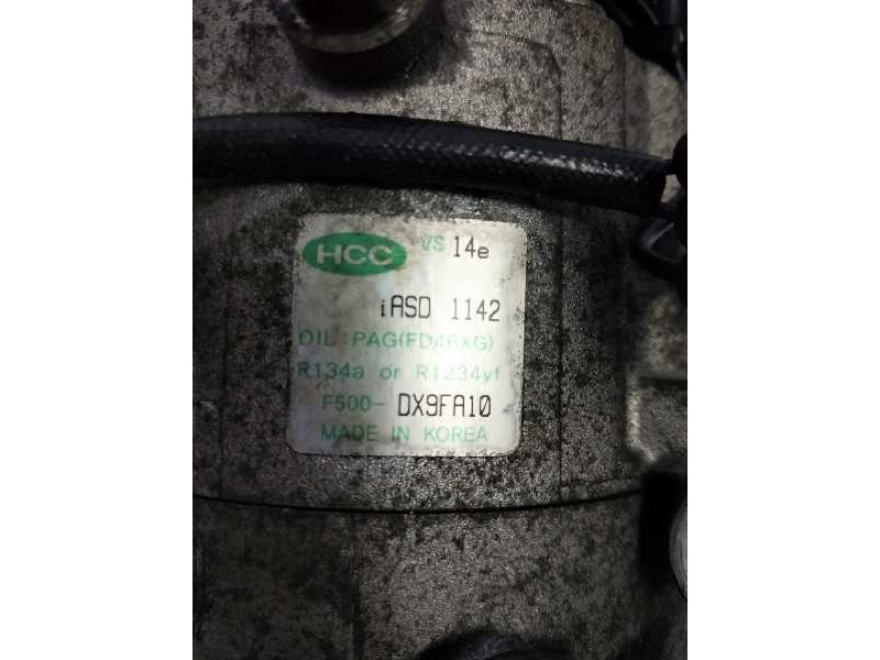 Recambio de compresor aire acondicionado para hyundai ix35 referencia OEM IAM DX9FA10 F500 