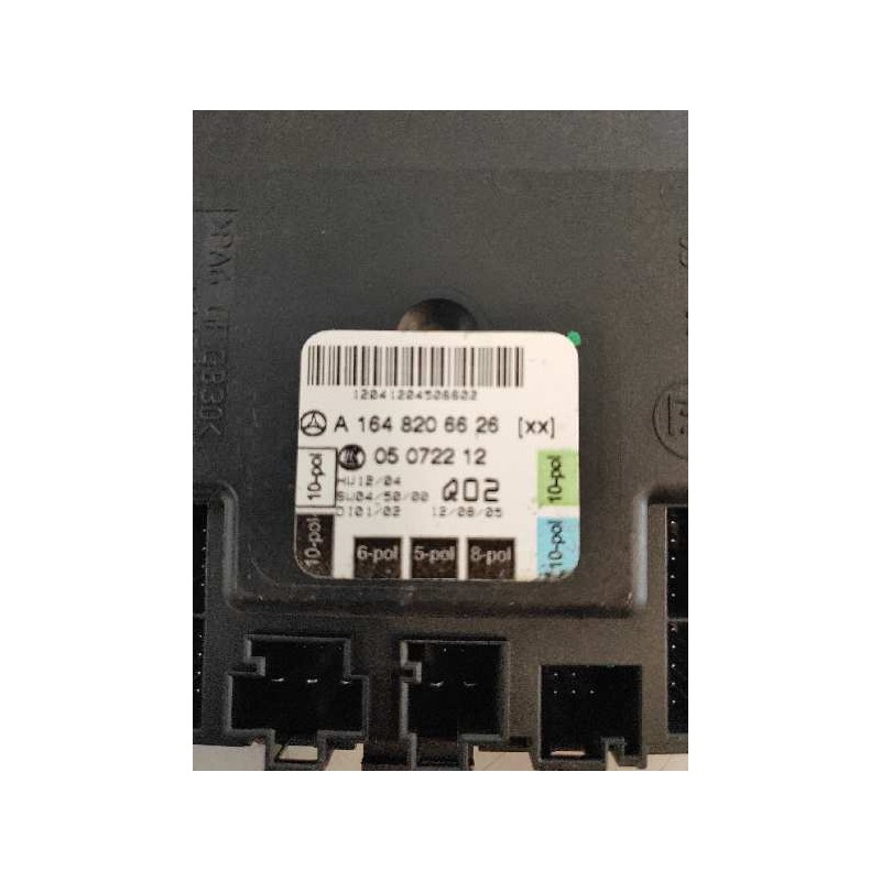Recambio de modulo electronico para mercedes clase m (w164) 320 / 350 cdi (164.122) referencia OEM IAM A1648206626 05072212 