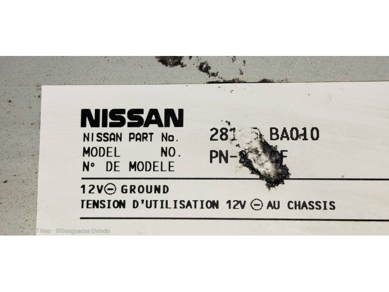Recambio de sistema navegacion gps para nissan primera berlina (p12) acenta referencia OEM IAM 28185BA010 28090BA000 CSW5842C 28