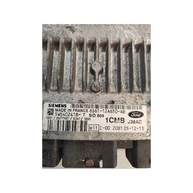 Recambio de centralita motor uce para ford fiesta (cbk) 1.4 tdci cat referencia OEM IAM 5WS40241BT 6S6112A650AB 1CMB SID804