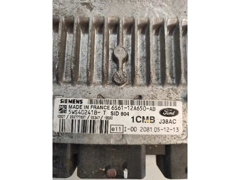 Recambio de centralita motor uce para ford fiesta (cbk) 1.4 tdci cat referencia OEM IAM 5WS40241BT 6S6112A650AB 1CMB SID804