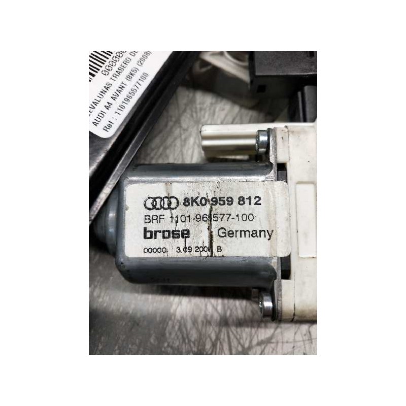 Recambio de elevalunas trasero derecho para audi a4 avant (8k5) (2008) 2.0 16v tdi referencia OEM IAM 1101965577100 8K0959812 