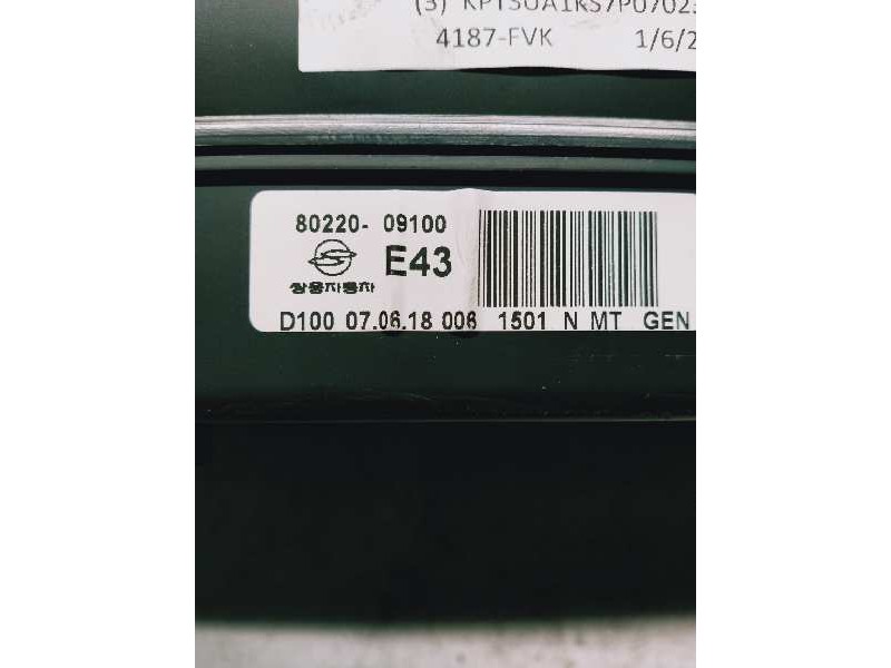 Recambio de cuadro instrumentos para ssangyong kyron 2.0 referencia OEM IAM 8022009100 E43 
