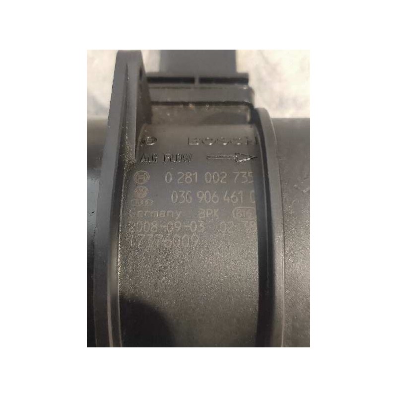 Recambio de caudalimetro para audi a4 avant (8k5) (2008) 2.0 16v tdi referencia OEM IAM 0281002735 03G906461C BOSCH