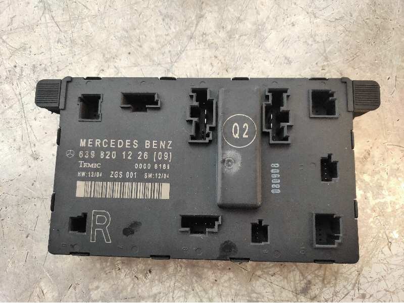 Recambio de centralita cierre para mercedes vito caja cerrada 6.03  111 cdi largo (639.603) referencia OEM IAM 639820122609 0000