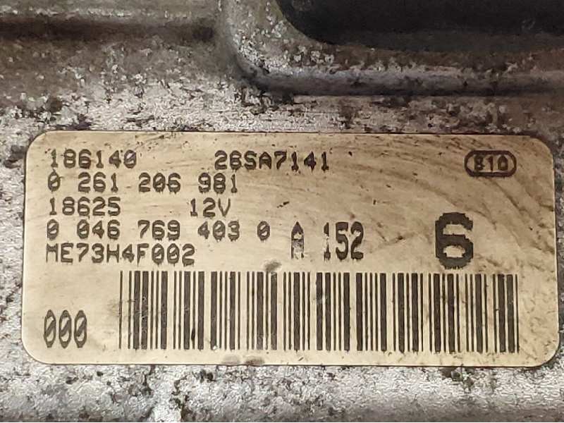 Recambio de centralita motor uce para fiat punto berlina (188) 1.2 16v elx referencia OEM IAM 0261206981 186140 26SA7141 0046769