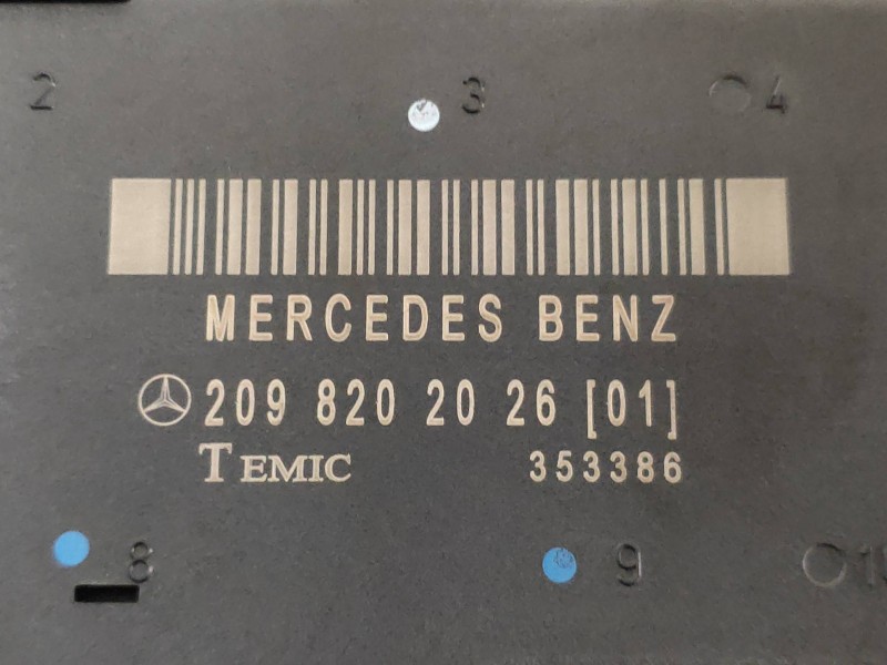 Recambio de modulo electronico para mercedes clase clk (w209) coupe 200 compressor (209.341) referencia OEM IAM 2098202026 35338