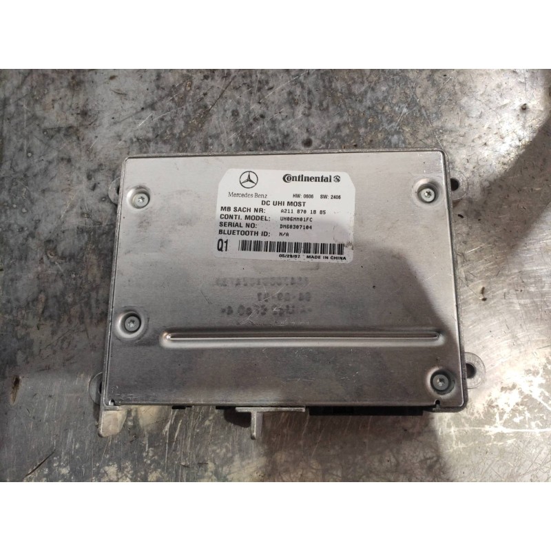 Recambio de modulo electronico para mercedes clase clk (w209) coupe 200 compressor (209.341) referencia OEM IAM A2118701885  