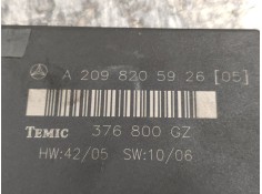 Recambio de modulo electronico para mercedes clase clk (w209) coupe 200 compressor (209.341) referencia OEM IAM A2098205926 3768 2