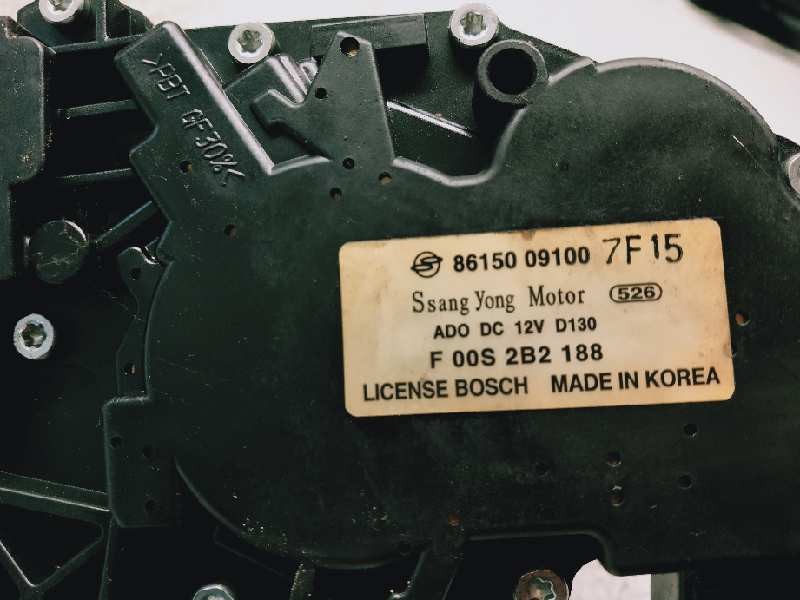 Recambio de motor limpia trasero para ssangyong kyron 2.0 referencia OEM IAM 8615009100 F00S2B2188 
