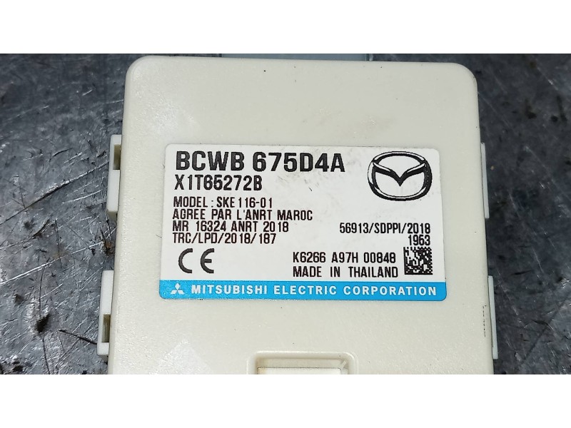 Recambio de modulo electronico para mazda cx-30 selection 2wd referencia OEM IAM BCWB675D4A X1T65272B SKE11601