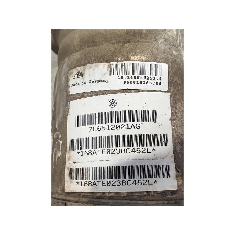 Recambio de amortiguador trasero izquierdo para volkswagen touareg (7la) tdi v10 referencia OEM IAM 15140002534 050815205706 7L6