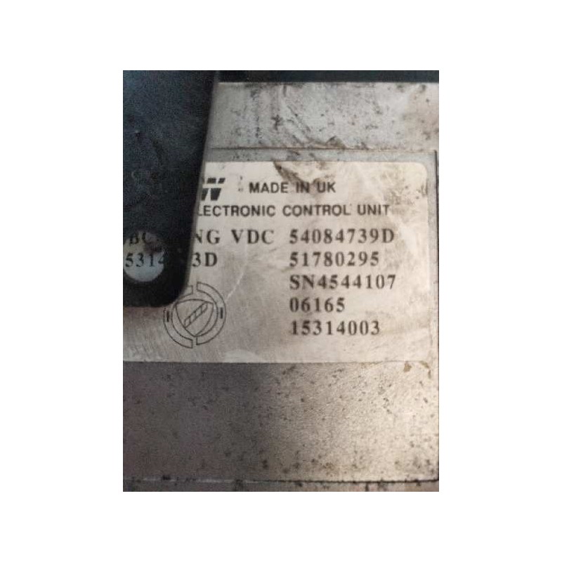 Recambio de abs para fiat croma (194) 1.9 16v multijet dynamic referencia OEM IAM 54084739D 51880295 SN4544107 06165 15314003