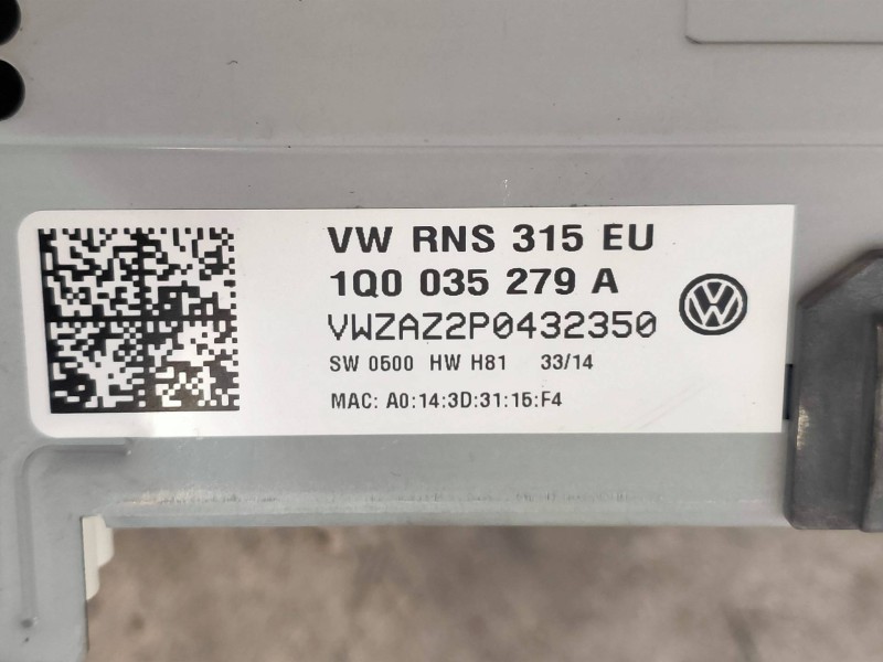 Recambio de sistema navegacion gps para volkswagen scirocco (138) r-line bmt referencia OEM IAM 1Q0035279A  3C8057190D