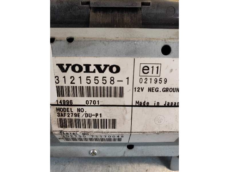 Recambio de pantalla multifuncion para volvo v50 familiar referencia OEM IAM 312155581 3AF279E 14336