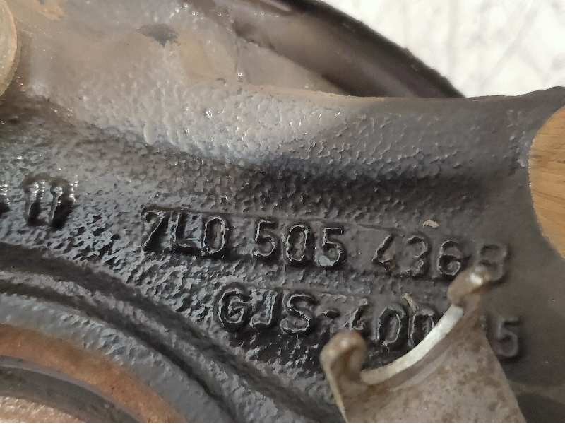 Recambio de mangueta trasera derecha para volkswagen touareg (7la) tdi v10 referencia OEM IAM 7L0505436B  