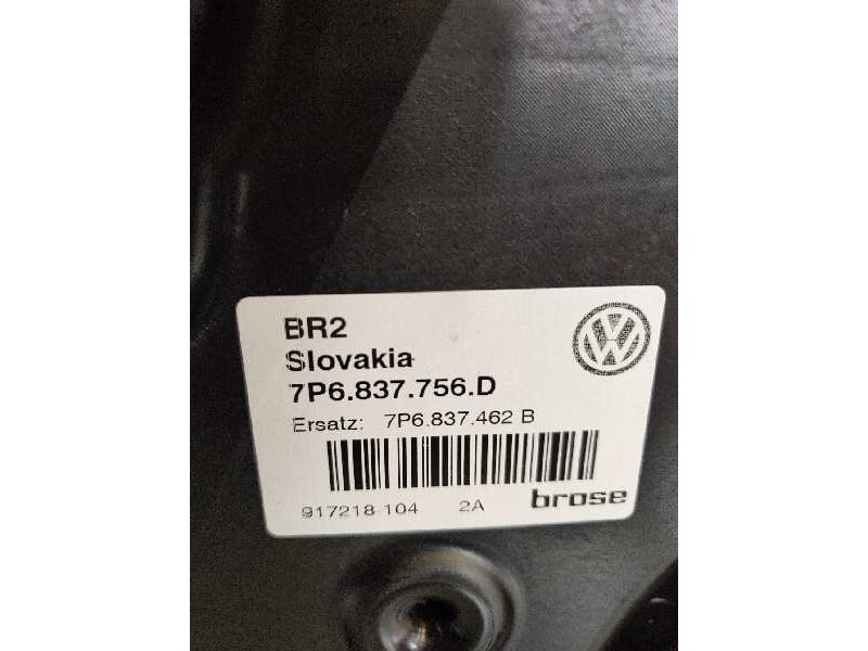 Recambio de elevalunas delantero derecho para volkswagen touareg (7p6) 3.0 v6 tdi dpf referencia OEM IAM 7P68347756D 1438560842 