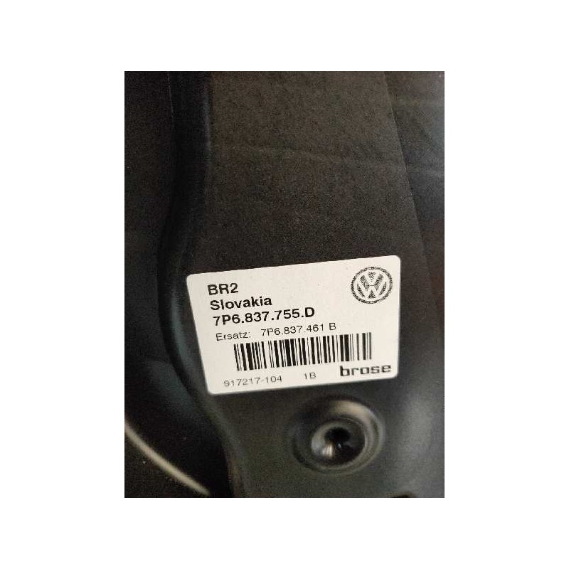 Recambio de elevalunas delantero izquierdo para volkswagen touareg (7p6) 3.0 v6 tdi dpf referencia OEM IAM 7P6837755D 7P6837461B