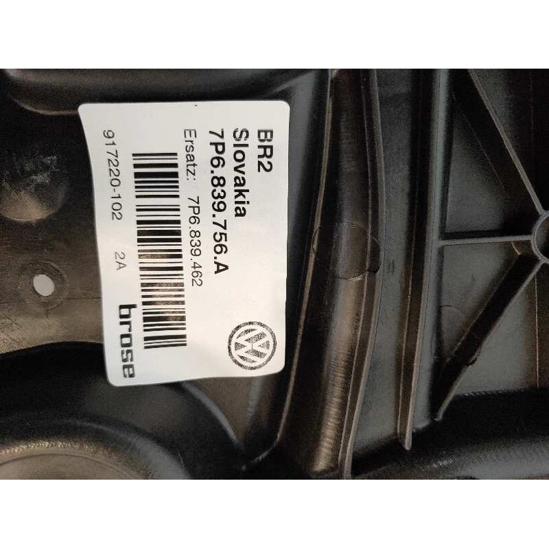 Recambio de elevalunas trasero derecho para volkswagen touareg (7p6) 3.0 v6 tdi dpf referencia OEM IAM 7P6839756A 7P6839462 8K09