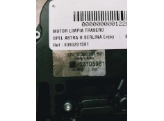Recambio de motor limpia trasero para opel astra h berlina enjoy referencia OEM IAM 0390201591 13105981  2