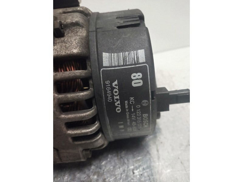 Recambio de alternador para volvo s40 berlina 1.8i referencia OEM IAM 0123315021  