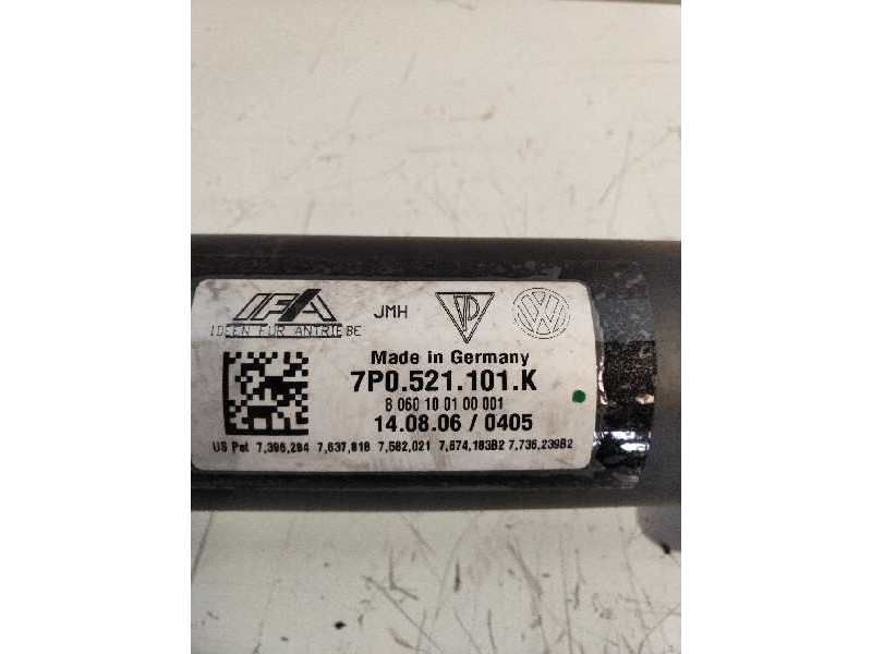 Recambio de transmision central delantera para volkswagen touareg (7p6) 3.0 v6 tdi dpf referencia OEM IAM 7P0521101K 80601001000
