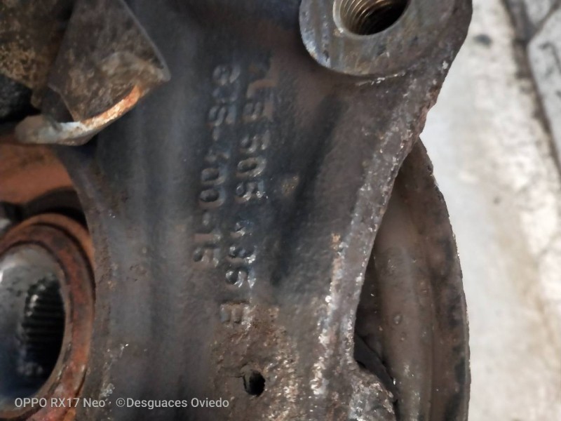 Recambio de mangueta trasera izquierda para volkswagen touareg (7l6) tdi r5 referencia OEM IAM 7L6505435B GJS40015 