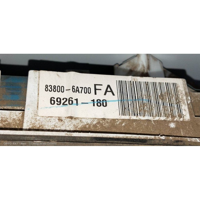 Recambio de cuadro instrumentos para toyota land cruiser (j9) td vx (3-ptas.) (kzj90) referencia OEM IAM 838006A700 69261180 