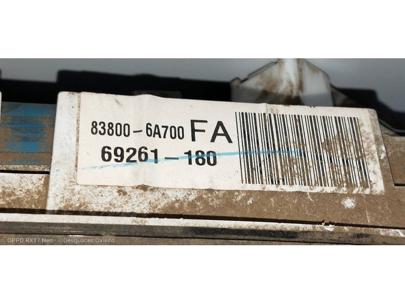 Recambio de cuadro instrumentos para toyota land cruiser (j9) td vx (3-ptas.) (kzj90) referencia OEM IAM 838006A700 69261180 