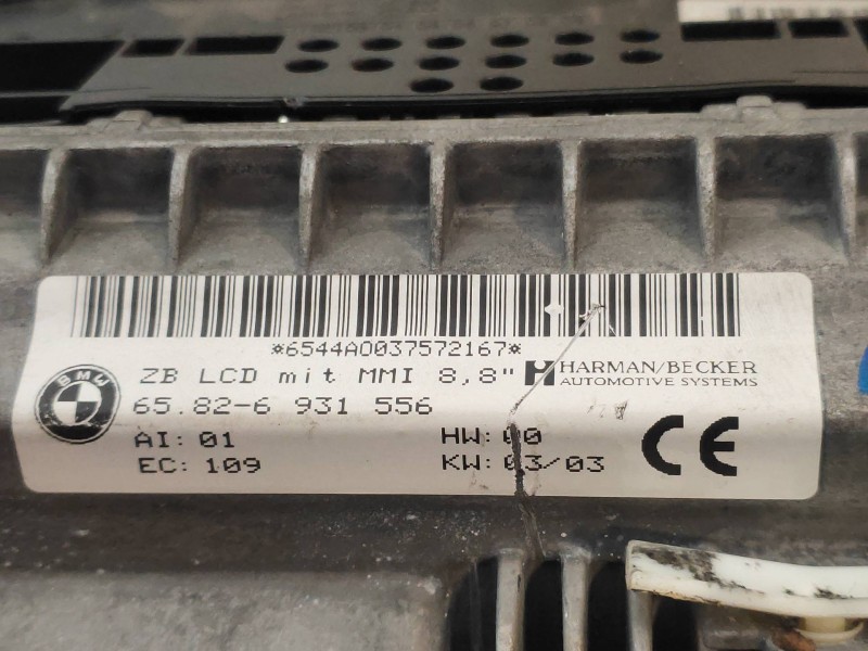 Recambio de pantalla multifuncion para bmw serie 7 (e65/e66) 735i referencia OEM IAM 65826931556  