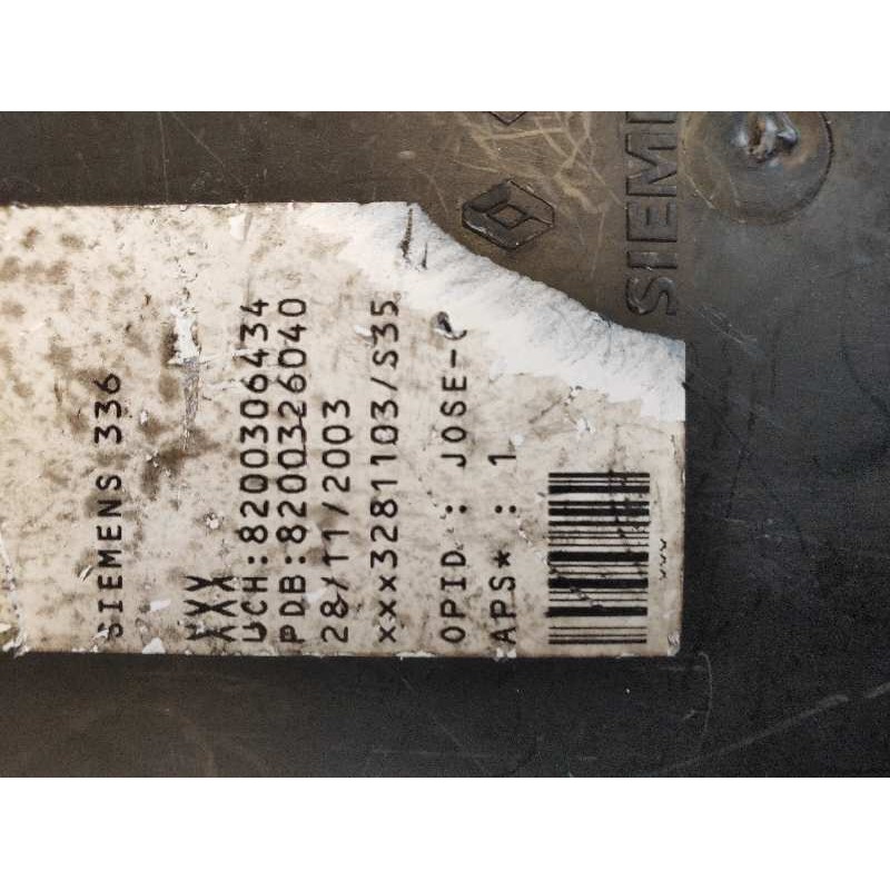 Recambio de caja reles / fusibles para renault megane ii familiar 1.9 dci diesel referencia OEM IAM 820036434 S110400220C 