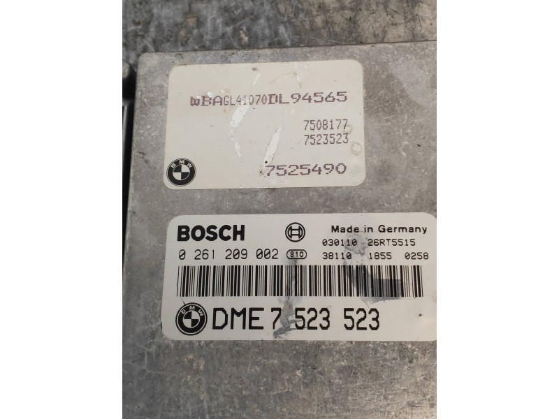 Recambio de centralita motor uce para bmw serie 7 (e65/e66) 735i referencia OEM IAM 0261209002 7523523 