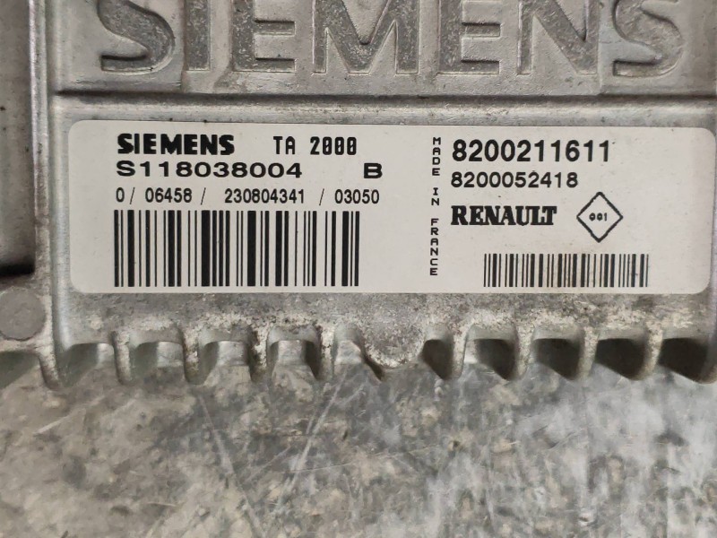 Recambio de centralita cambio automatico para renault laguna ii (bg0) authentique referencia OEM IAM S118038004B 8200211611 8200