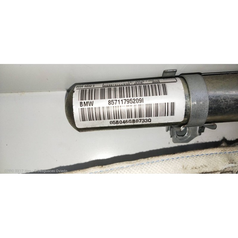 Recambio de airbag cortina delantero derecho para bmw serie 3 berlina (e90) 320d referencia OEM IAM 85711795209I  