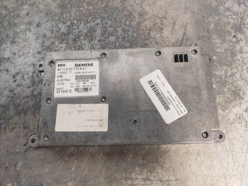 Recambio de modulo electronico para bmw serie 7 (e65/e66) 735i referencia OEM IAM 84116931712 11585217 