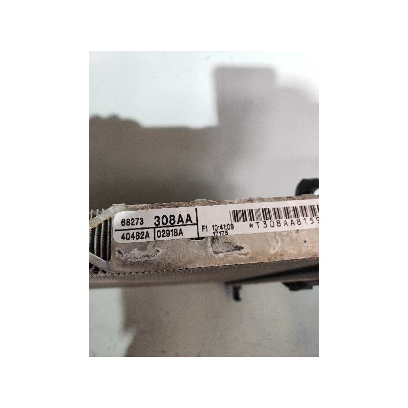 Recambio de radiador agua para jeep gr.cherokee (wk) 3.0 crd limited referencia OEM IAM 68273 308AA 55038002AI