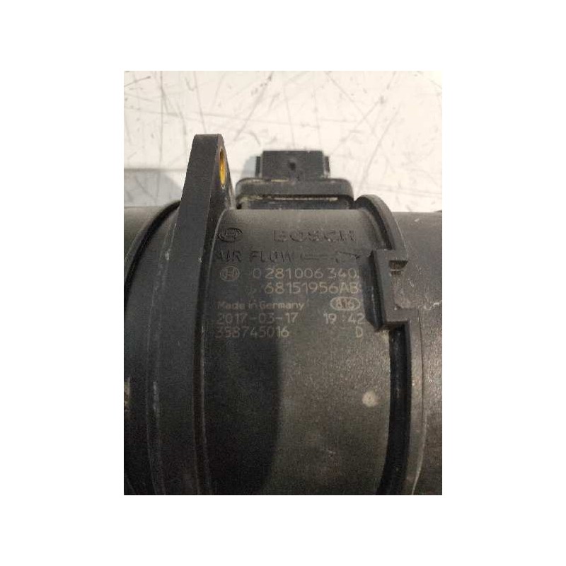 Recambio de caudalimetro para jeep gr.cherokee (wk) 3.0 crd limited referencia OEM IAM 0281006340 68151956AB 04861678AB BOSCH