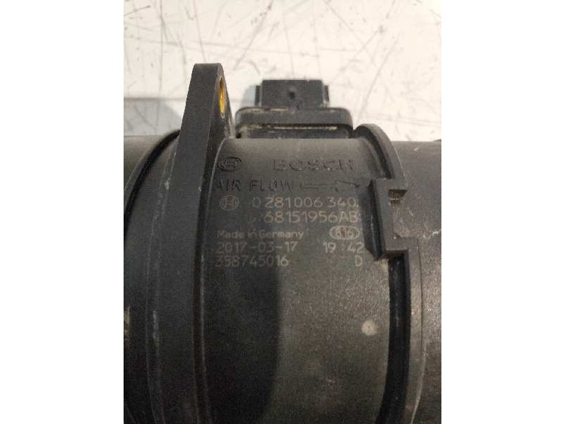 Recambio de caudalimetro para jeep gr.cherokee (wk) 3.0 crd limited referencia OEM IAM 0281006340 68151956AB 04861678AB BOSCH
