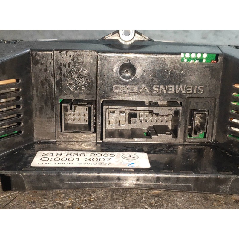 Recambio de mando calefaccion / aire acondicionado para mercedes clase cls (w219) 320 cdi (219.322) referencia OEM IAM 219830298