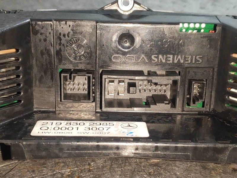 Recambio de mando calefaccion / aire acondicionado para mercedes clase cls (w219) 320 cdi (219.322) referencia OEM IAM 219830298